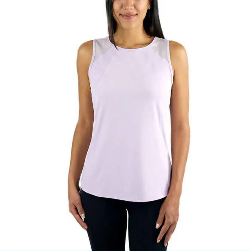 NWoT Spyder Active Womens Lightweight Reflective Tank Top Purple Sz S $40 VV084